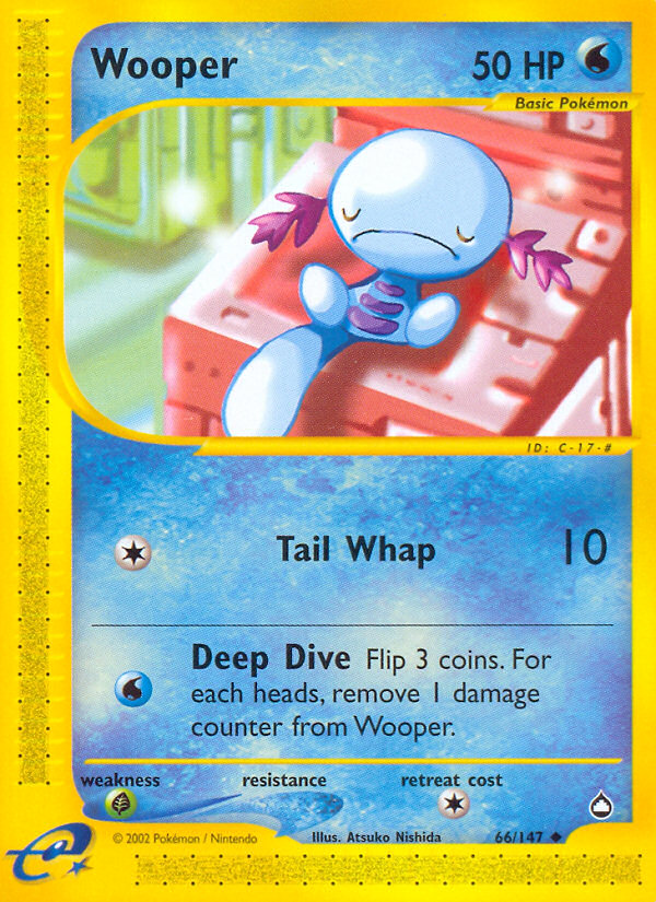 Wooper (66/147) [Aquapolis] | Shuffle n Cut Hobbies & Games