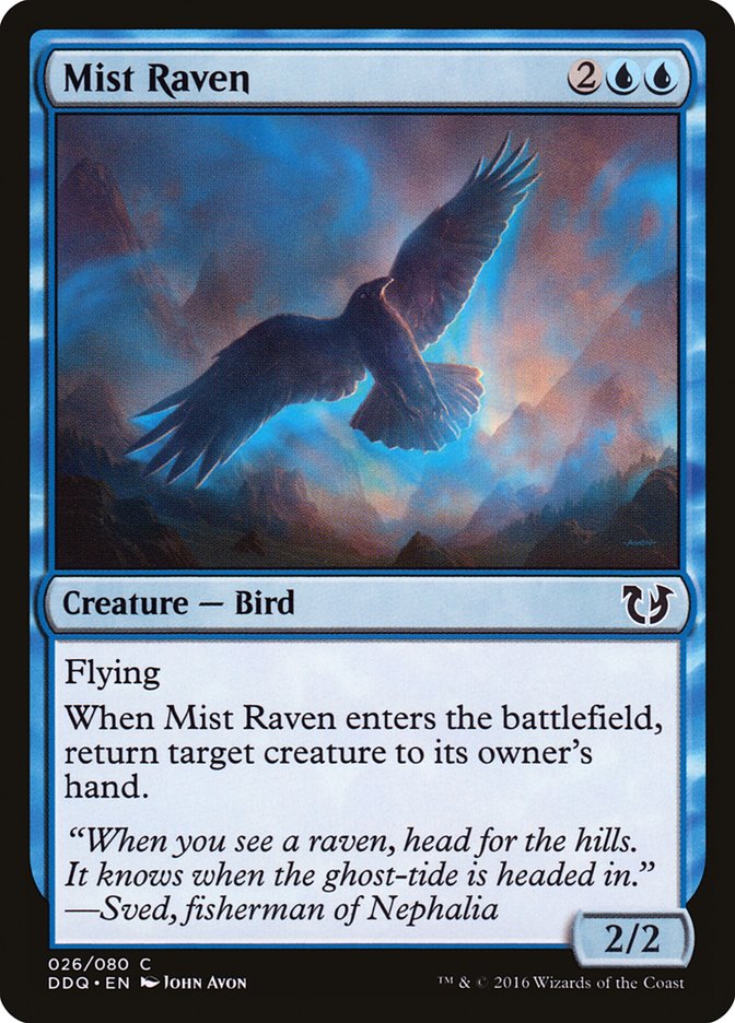 Mist Raven [Duel Decks: Blessed vs. Cursed] | Shuffle n Cut Hobbies & Games