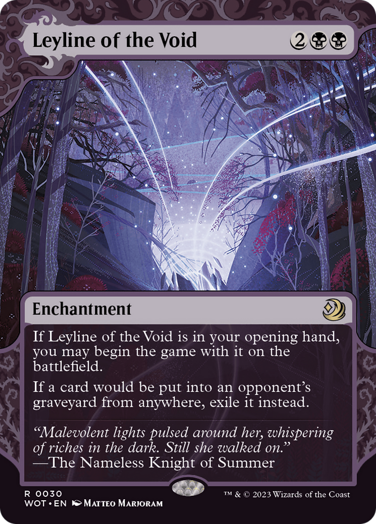 Leyline of the Void [Wilds of Eldraine: Enchanting Tales] | Shuffle n Cut Hobbies & Games