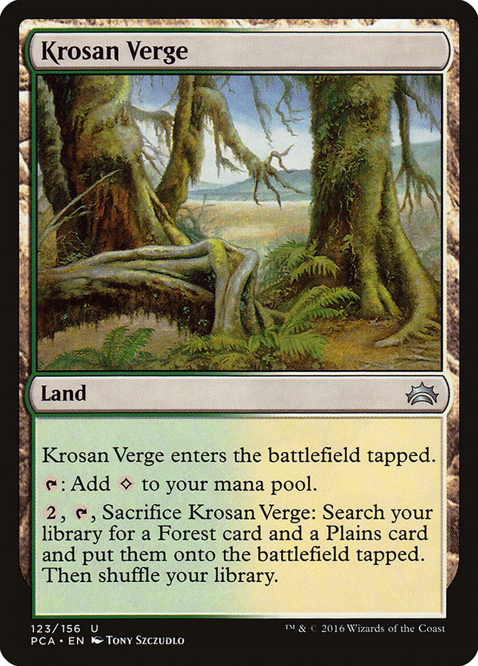 Krosan Verge [Planechase Anthology] | Shuffle n Cut Hobbies & Games