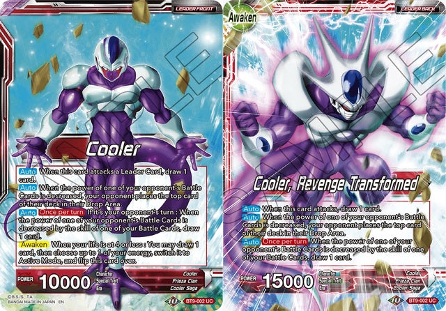 Cooler // Cooler, Revenge Transformed [BT9-002] | Shuffle n Cut Hobbies & Games