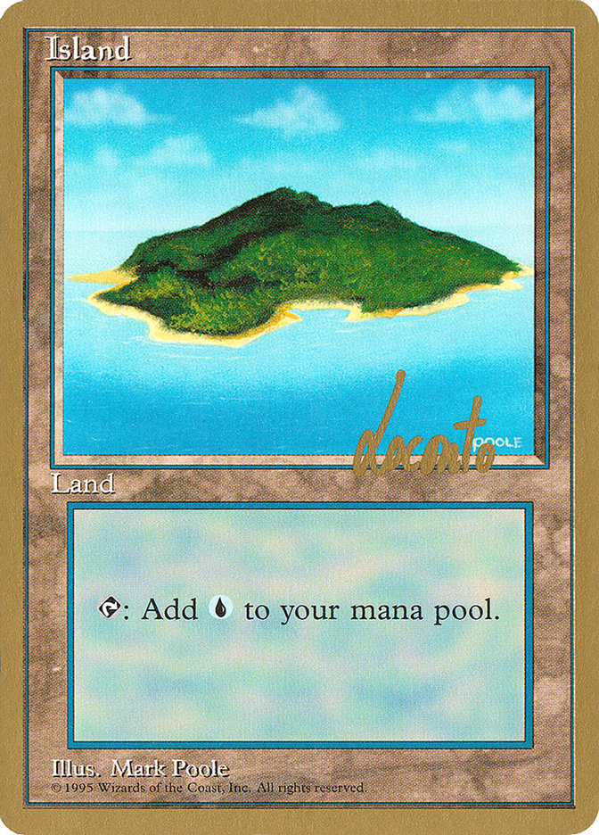 Island (ml367) (Michael Loconto) [Pro Tour Collector Set] | Shuffle n Cut Hobbies & Games