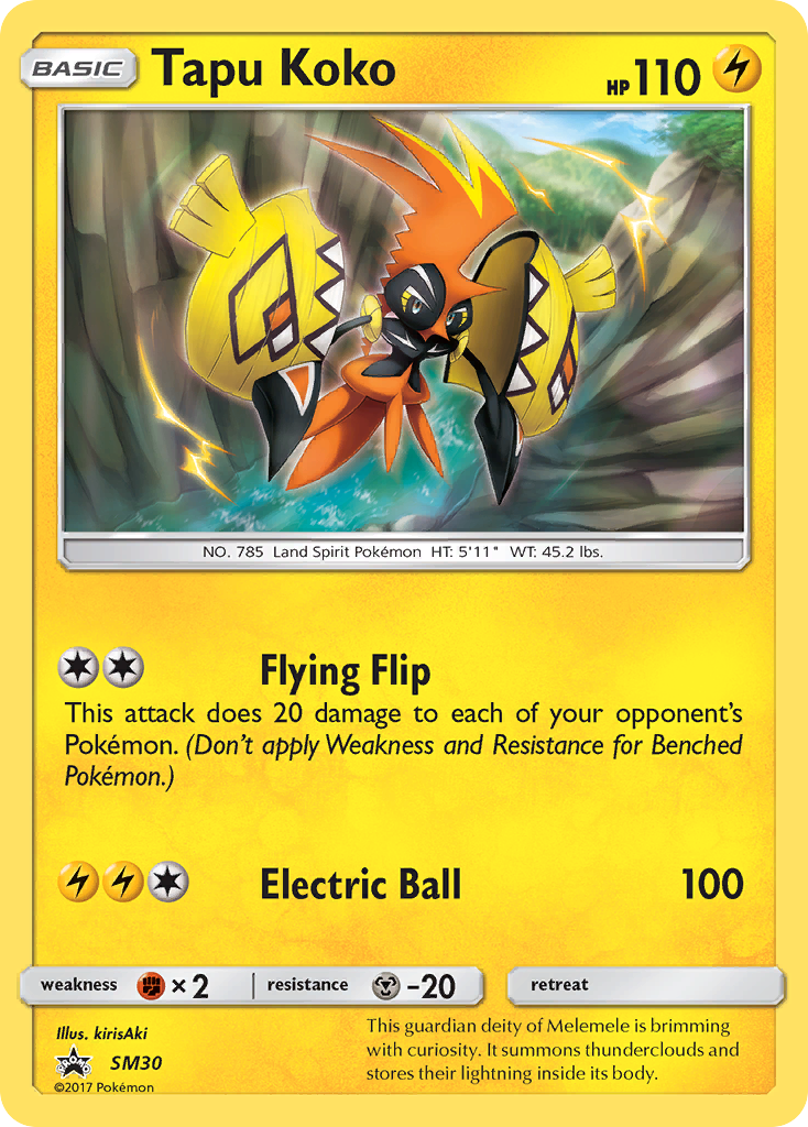 Tapu Koko (SM30) [Sun & Moon: Black Star Promos] | Shuffle n Cut Hobbies & Games