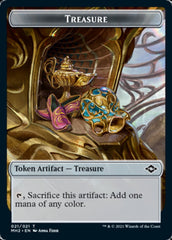 Beast // Treasure (21) Double-Sided Token [Modern Horizons 2 Tokens] | Shuffle n Cut Hobbies & Games