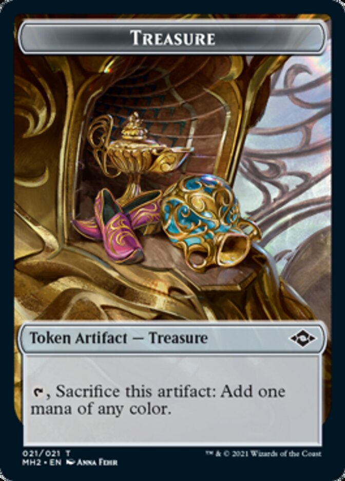 Treasure Token (21) [Modern Horizons 2 Tokens] | Shuffle n Cut Hobbies & Games