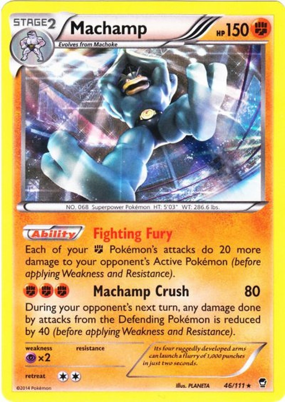 Machamp (46/111) [XY: Furious Fists] | Shuffle n Cut Hobbies & Games