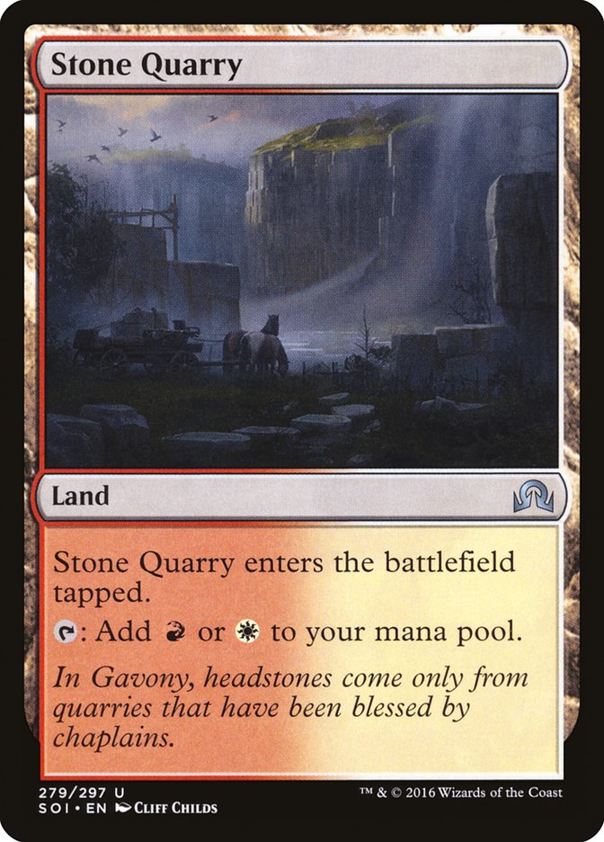 Stone Quarry [Shadows over Innistrad] | Shuffle n Cut Hobbies & Games