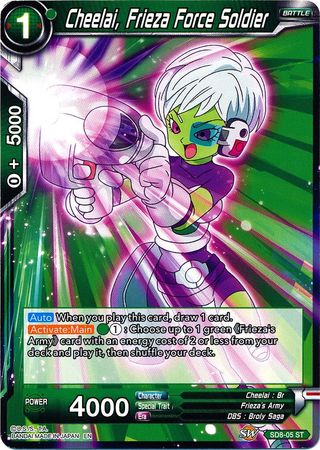 Cheelai, Frieza Force Soldier (Starter Deck - Rising Broly) [SD8-05] | Shuffle n Cut Hobbies & Games