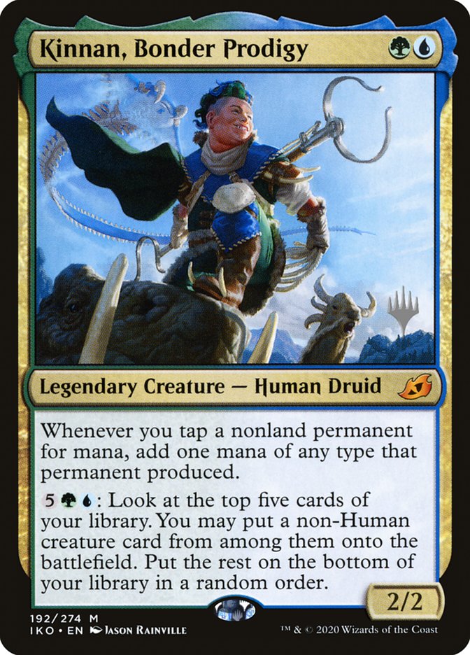 Kinnan, Bonder Prodigy (Promo Pack) [Ikoria: Lair of Behemoths Promos] | Shuffle n Cut Hobbies & Games