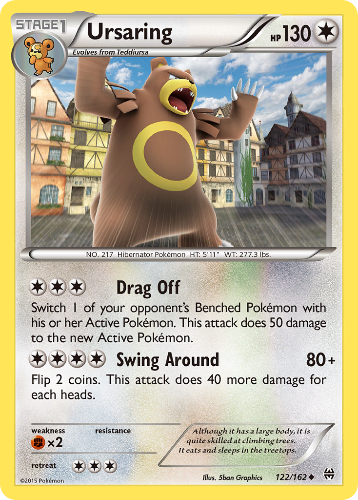 Ursaring (122/162) [XY: BREAKthrough] | Shuffle n Cut Hobbies & Games