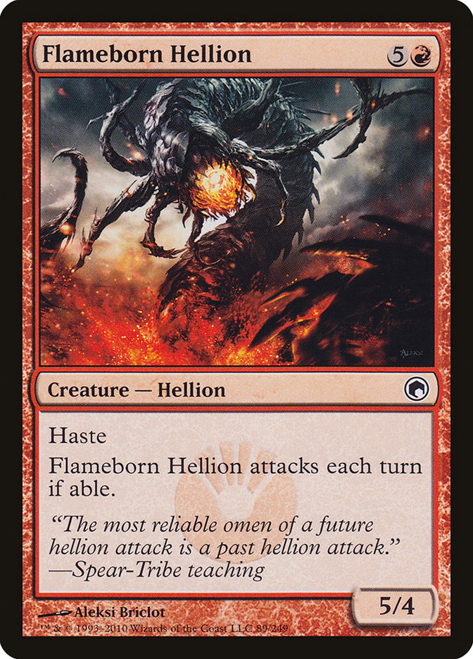 Flameborn Hellion [Scars of Mirrodin] | Shuffle n Cut Hobbies & Games