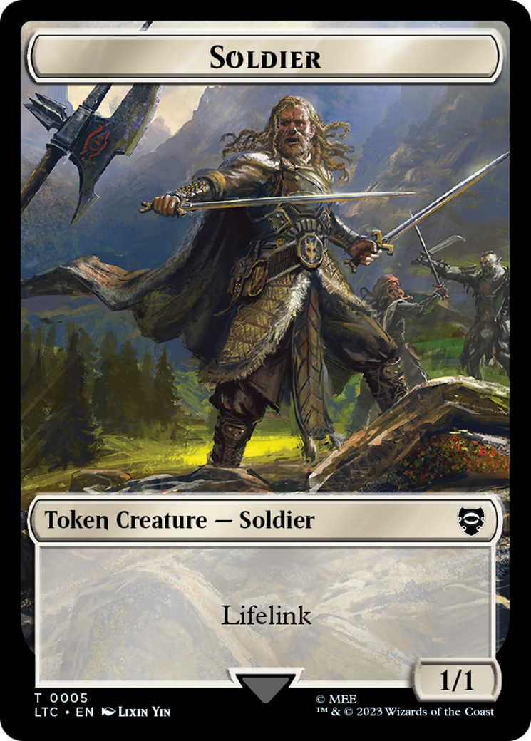 Soldier // Food Token [The Lord of the Rings: Tales of Middle-Earth Commander Tokens] | Shuffle n Cut Hobbies & Games