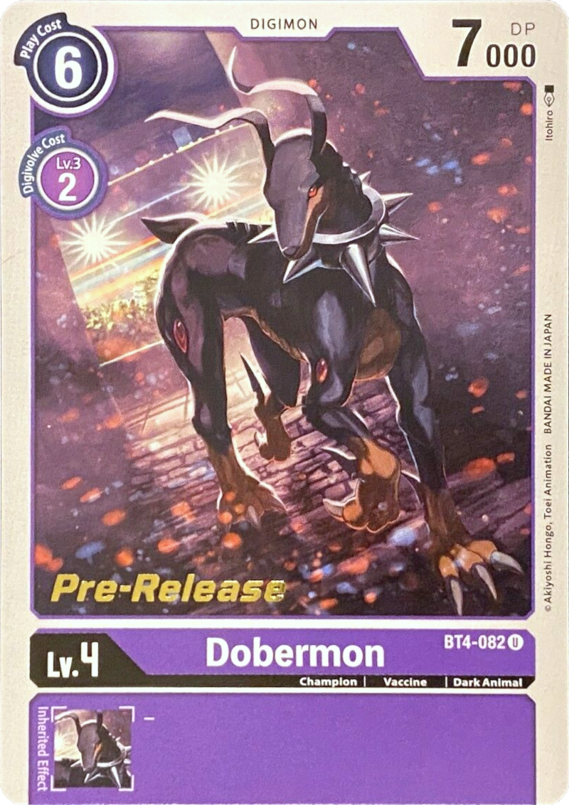 Dobermon [BT4-082] [Great Legend Pre-Release Promos] | Shuffle n Cut Hobbies & Games