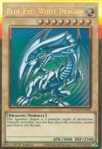 Blue-Eyes White Dragon [MAGO-EN001] Gold Rare | Shuffle n Cut Hobbies & Games