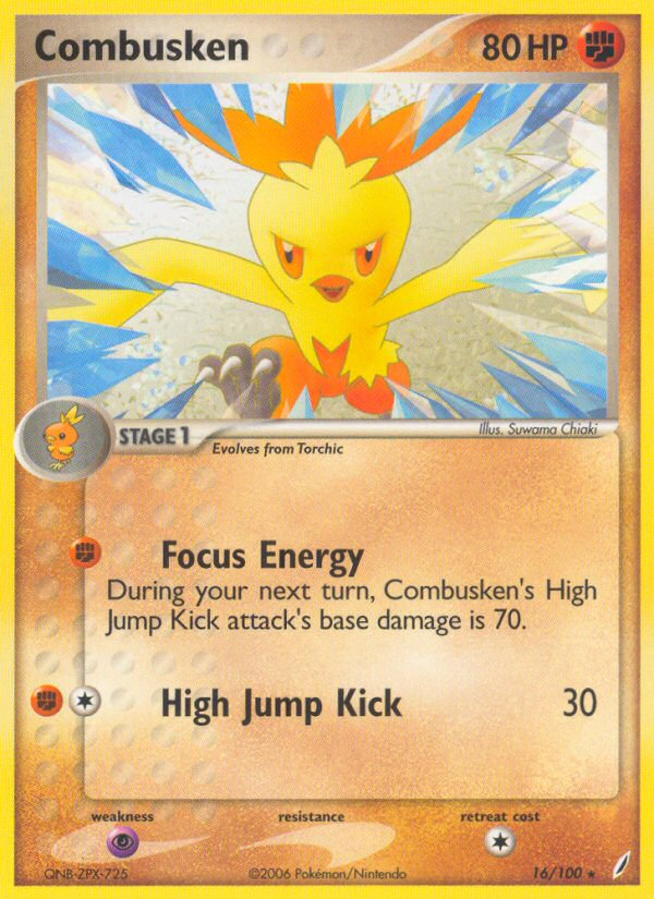 Combusken (16/100) [EX: Crystal Guardians] | Shuffle n Cut Hobbies & Games