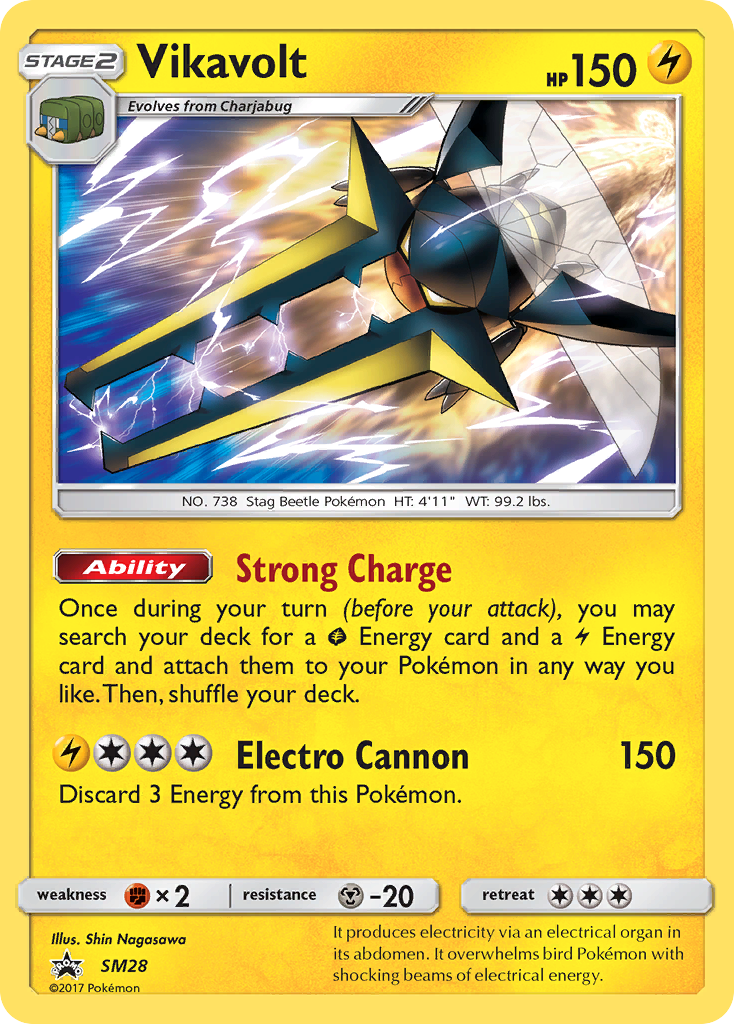 Vikavolt (SM28) [Sun & Moon: Black Star Promos] | Shuffle n Cut Hobbies & Games