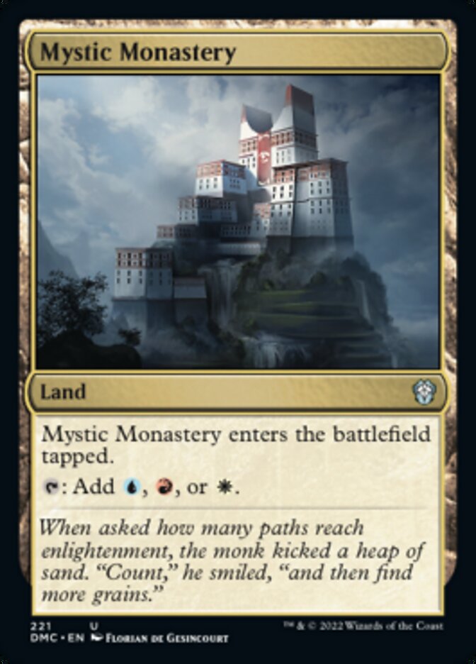 Mystic Monastery [Dominaria United Commander] | Shuffle n Cut Hobbies & Games