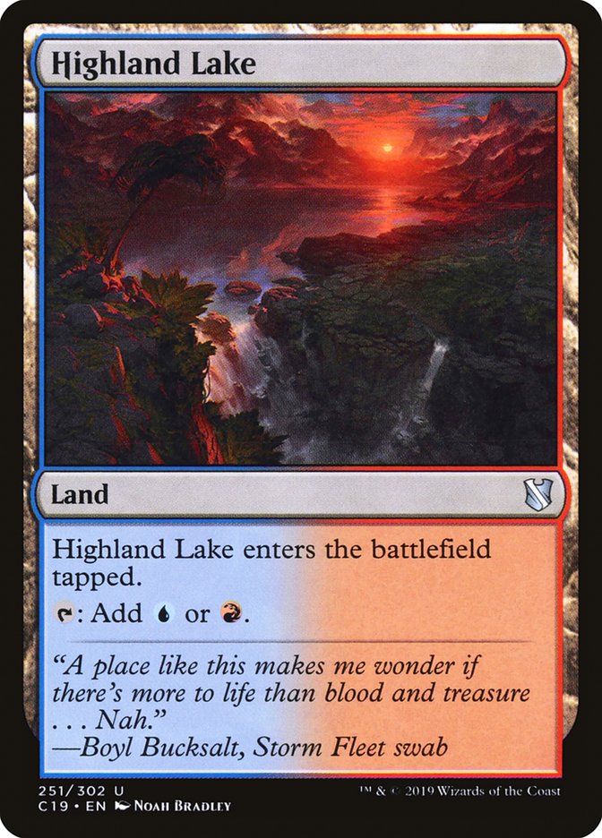 Highland Lake [Commander 2019] | Shuffle n Cut Hobbies & Games