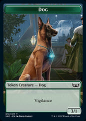 Ogre Warrior // Dog Double-Sided Token [Streets of New Capenna Tokens] | Shuffle n Cut Hobbies & Games