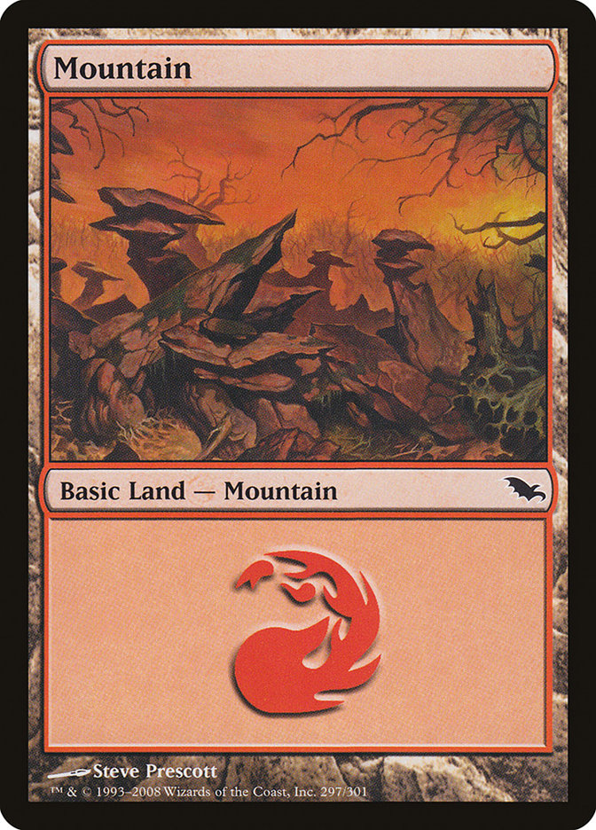 Mountain (297) [Shadowmoor] | Shuffle n Cut Hobbies & Games