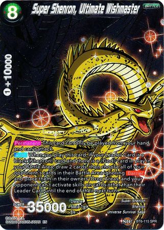 Super Shenron, Ultimate Wishmaster (SPR) [BT6-115_SPR] | Shuffle n Cut Hobbies & Games