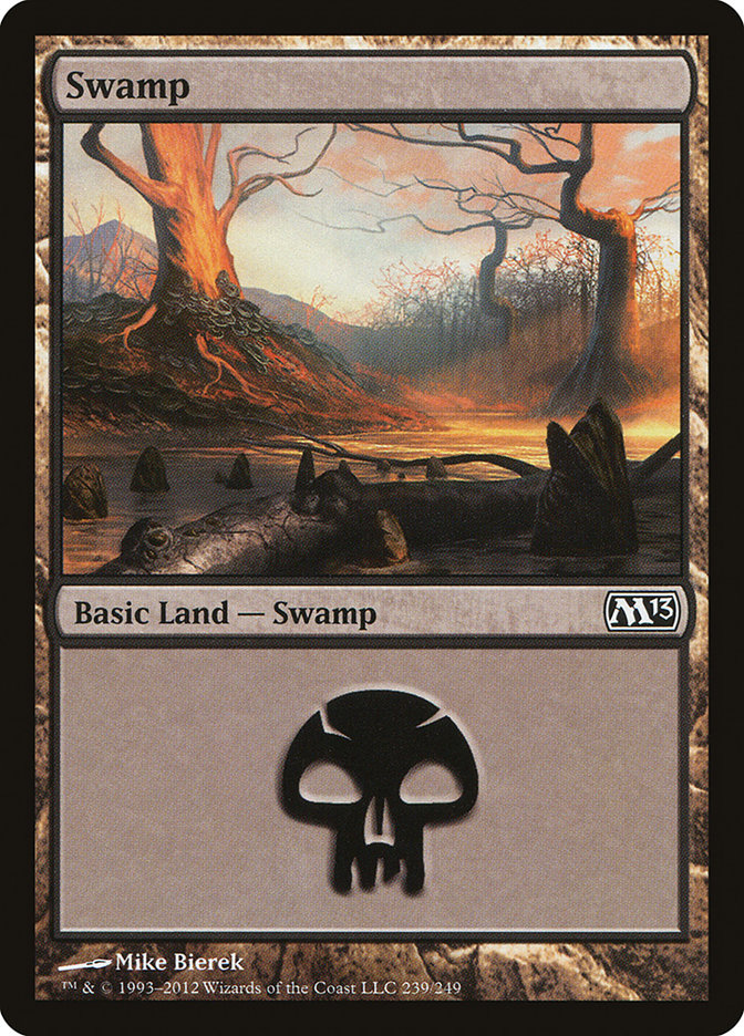 Swamp (239) [Magic 2013] | Shuffle n Cut Hobbies & Games