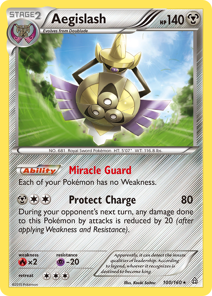 Aegislash (100/160) [XY: Primal Clash] | Shuffle n Cut Hobbies & Games