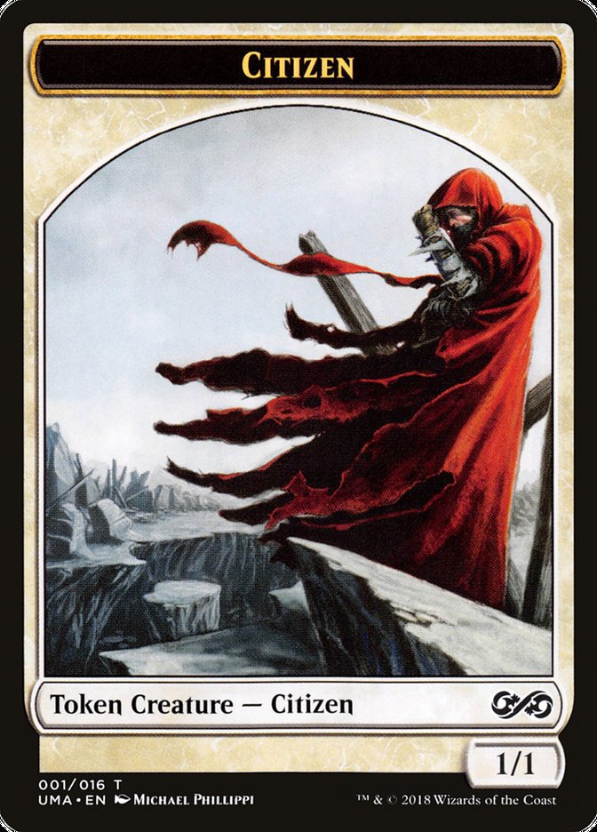 Citizen Token [Ultimate Masters Tokens] | Shuffle n Cut Hobbies & Games