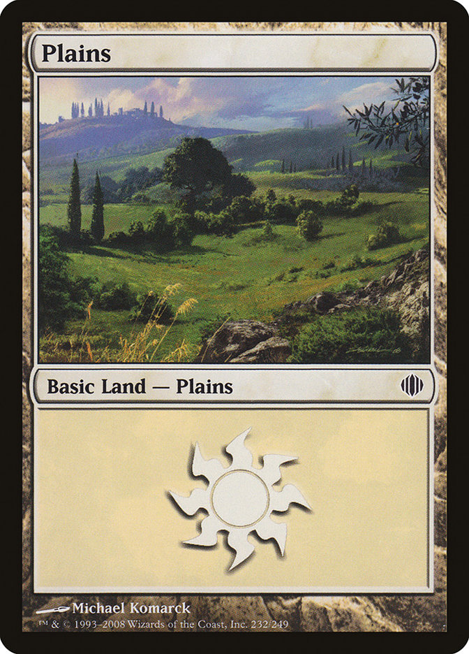 Plains (232) [Shards of Alara] | Shuffle n Cut Hobbies & Games