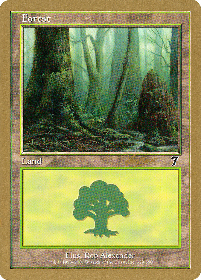 Forest (329) (Sim Han How) [World Championship Decks 2002] | Shuffle n Cut Hobbies & Games