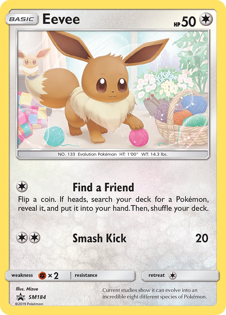 Eevee (SM184) [Sun & Moon: Black Star Promos] | Shuffle n Cut Hobbies & Games