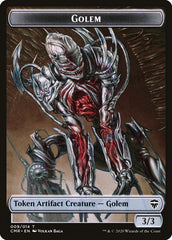 Golem // Thrull Double-Sided Token [Commander Legends Tokens] | Shuffle n Cut Hobbies & Games