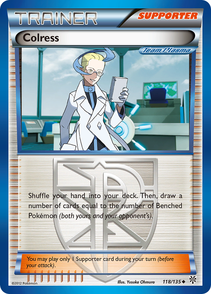 Colress (118/135) [Black & White: Plasma Storm] | Shuffle n Cut Hobbies & Games