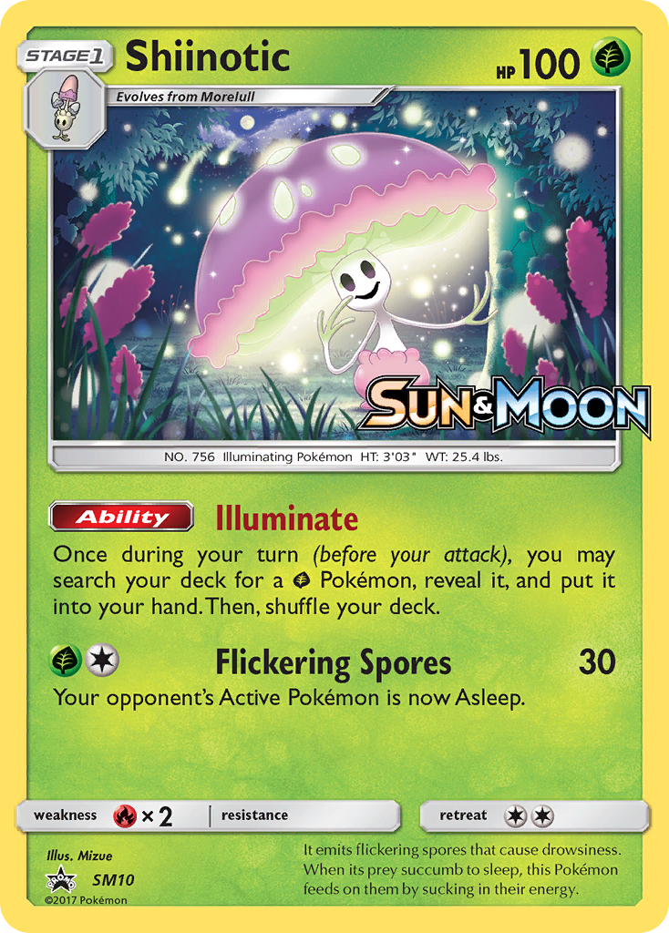 Shiinotic (SM10) [Sun & Moon: Black Star Promos] | Shuffle n Cut Hobbies & Games