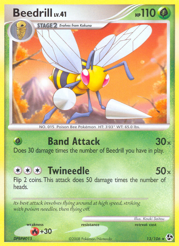 Beedrill (13/106) [Diamond & Pearl: Great Encounters] | Shuffle n Cut Hobbies & Games