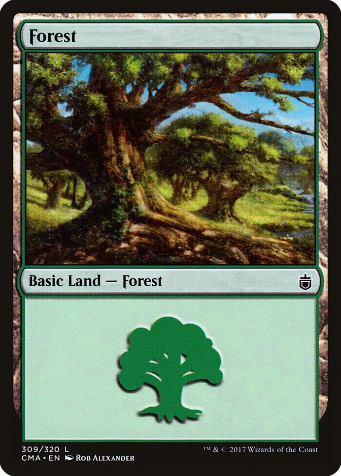 Forest (309) [Commander Anthology] | Shuffle n Cut Hobbies & Games