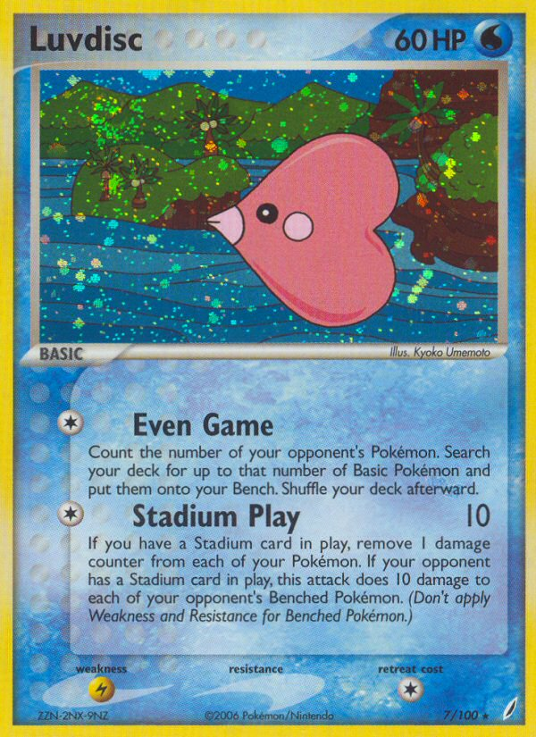 Luvdisc (7/100) [EX: Crystal Guardians] | Shuffle n Cut Hobbies & Games