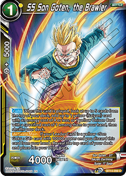 SS Son Goten, the Brawler (BT14-099) [Cross Spirits] | Shuffle n Cut Hobbies & Games