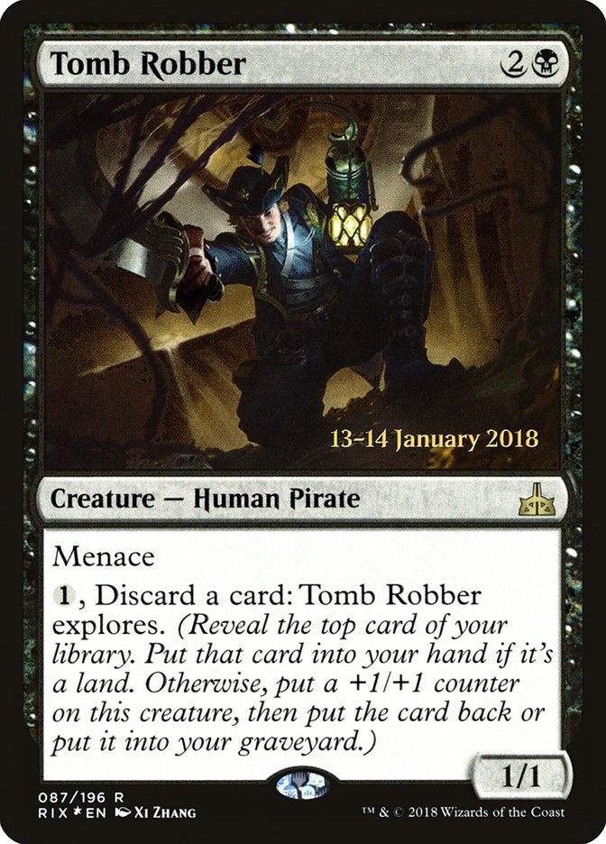 Tomb Robber [Rivals of Ixalan Prerelease Promos] | Shuffle n Cut Hobbies & Games