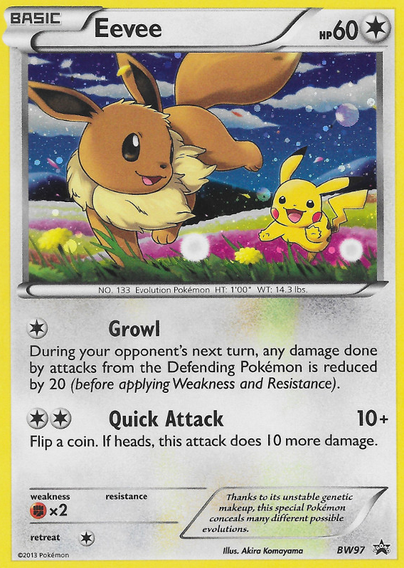 Eevee (BW97) [Black & White: Black Star Promos] | Shuffle n Cut Hobbies & Games