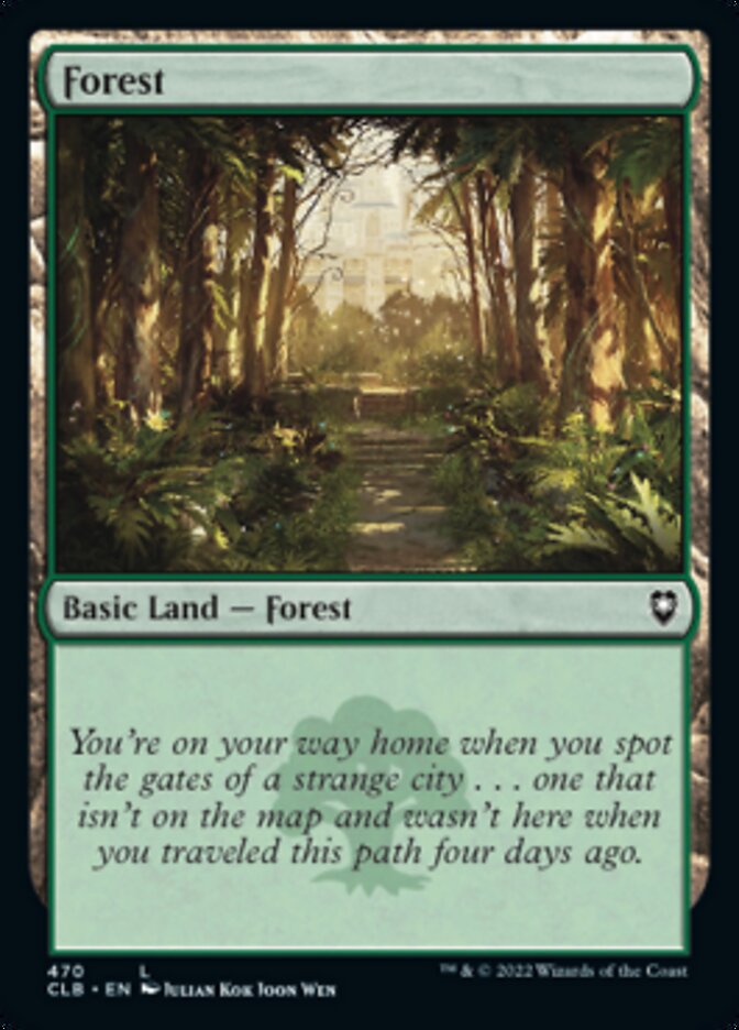 Forest (470) [Commander Legends: Battle for Baldur's Gate] | Shuffle n Cut Hobbies & Games