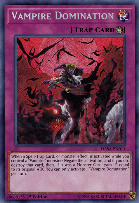 Vampire Domination [DASA-EN011] Secret Rare | Shuffle n Cut Hobbies & Games