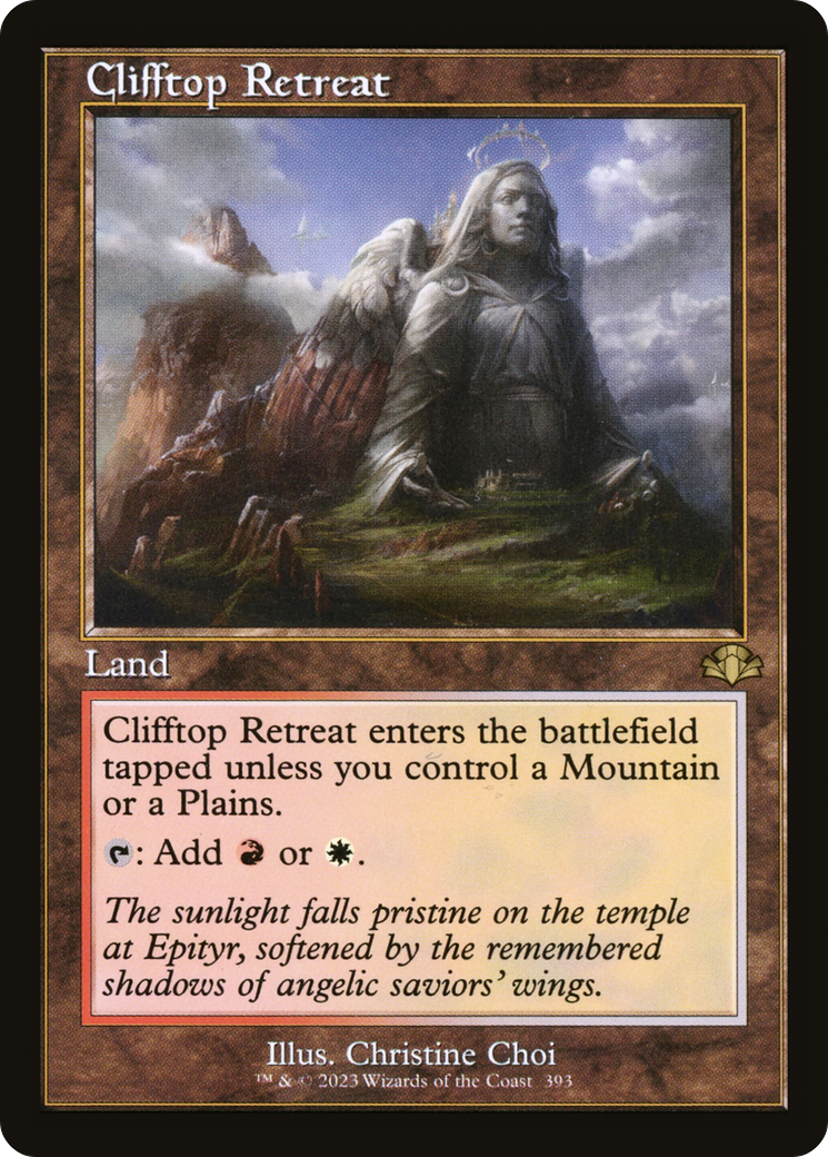 Clifftop Retreat (Retro) [Dominaria Remastered] | Shuffle n Cut Hobbies & Games