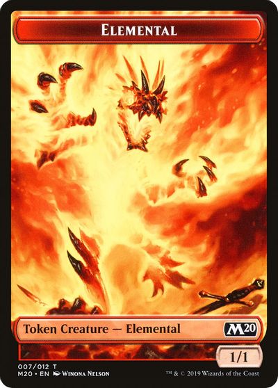 Elemental // Satyr Double-Sided Token [Challenger Decks 2020 Tokens] | Shuffle n Cut Hobbies & Games