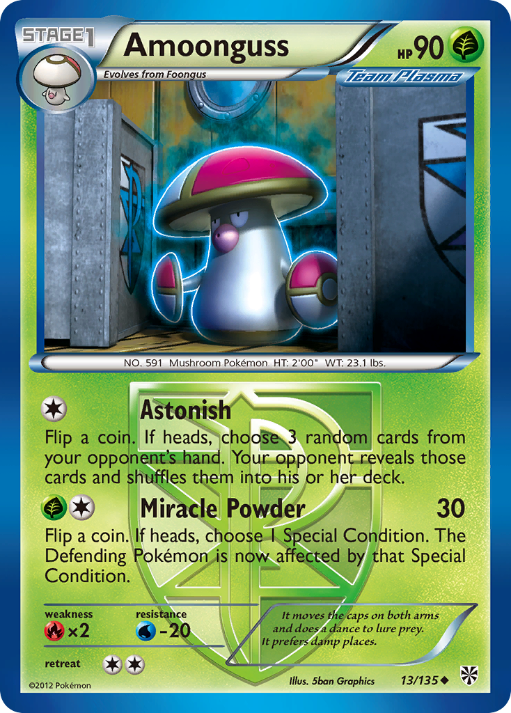 Amoonguss (13/135) [Black & White: Plasma Storm] | Shuffle n Cut Hobbies & Games