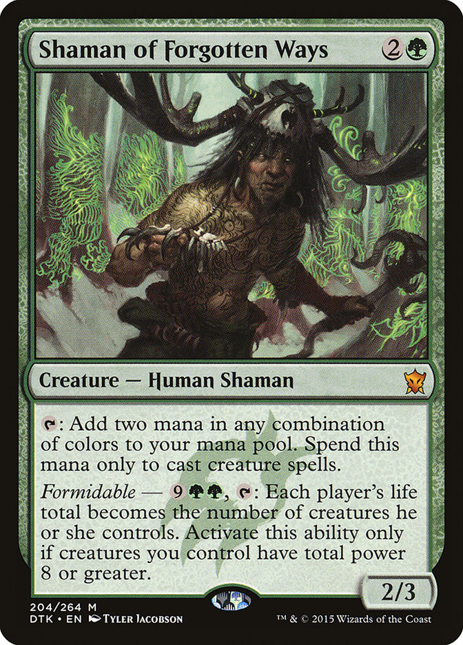 Shaman of Forgotten Ways [Dragons of Tarkir] | Shuffle n Cut Hobbies & Games