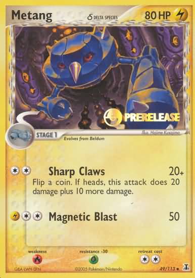 Metang (49/113) (Delta Species) (Prerelease Promo) [EX: Delta Species] | Shuffle n Cut Hobbies & Games