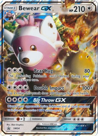 Bewear GX (SM34) (Jumbo Card) [Sun & Moon: Black Star Promos] | Shuffle n Cut Hobbies & Games