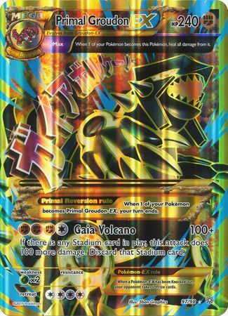 Primal Groudon EX (97/98) (Jumbo Card) [XY: Ancient Origins] | Shuffle n Cut Hobbies & Games