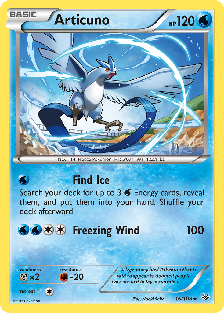 Articuno (16/108) [XY: Roaring Skies] | Shuffle n Cut Hobbies & Games